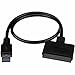 Produktbild StarTech.com USB 3.1 auf 2,5" (6,4cm) SATA III Adapter Kabel mit UASP - USB 3.1 zu SATA SSD/HDD Konverter / Adapterkabel (USB312SAT3CB)