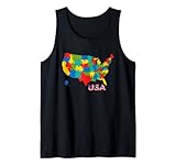 USA Map Clothing