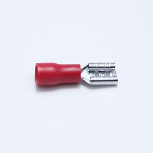 10pcs Male + 10pcs Female 4.8mm Spade Crimp Terminal Pre Insulated Electrical Connectors for 22-16AWG Wire /0.5-1.5mm2 Cable VUQLDHAYZ
