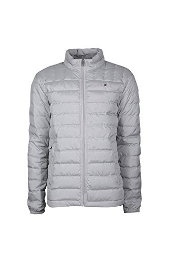 Tommy Hilfiger Men's Lightweight Water Resistant Packable Down Puffer Jacket (Standard and Big & Tall), Heather Stone, Small2