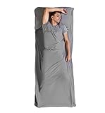 Tough Outdoors XL Sleeping Bag Liner - Travel Sheet for Adults - Lightweight Sleeping Sack for Camping, Traveling, Hotels & Backpacking - Smooth & Breathable Fabric