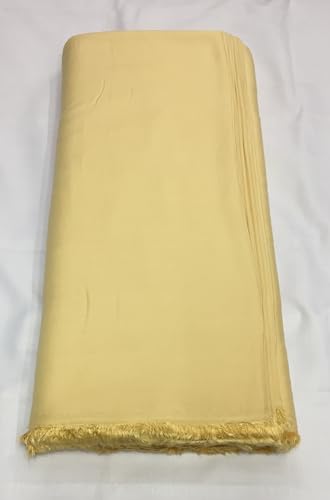 Image of BKRKJ Women's Rayon Cotton Unstitched Fabric by Meter for Sewing Suit Salwar Chudidar Patiyala Kurti Shirt Kameez Blouse Kurta Pyjama (3 Meter, Fawn)