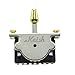 KAISH Heavy Duty 3 Way Guitar Pickup Lever Switch Pickup Selector Switch for Strat Tele with Plastic Gold Tip