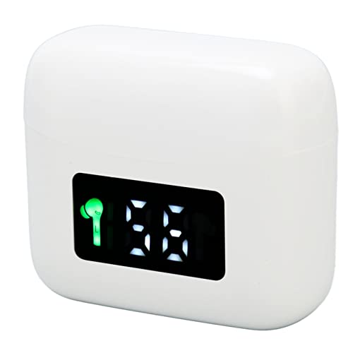 Pegau Wireless Earbuds Bluetooth Headphones, Noise Reduction Wireless Earbuds Long Battery Life Transparent Mode For Gaming For Listening Music For Indoor (White) #TOP26