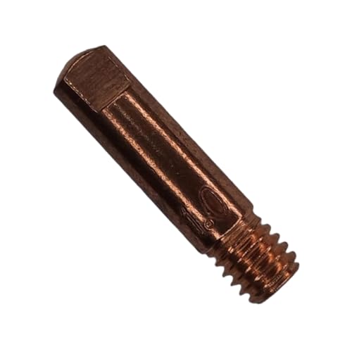 Bico De Contato Curto Solda Tocha Mig Mag 1,0mm X 25mm Rosca M6