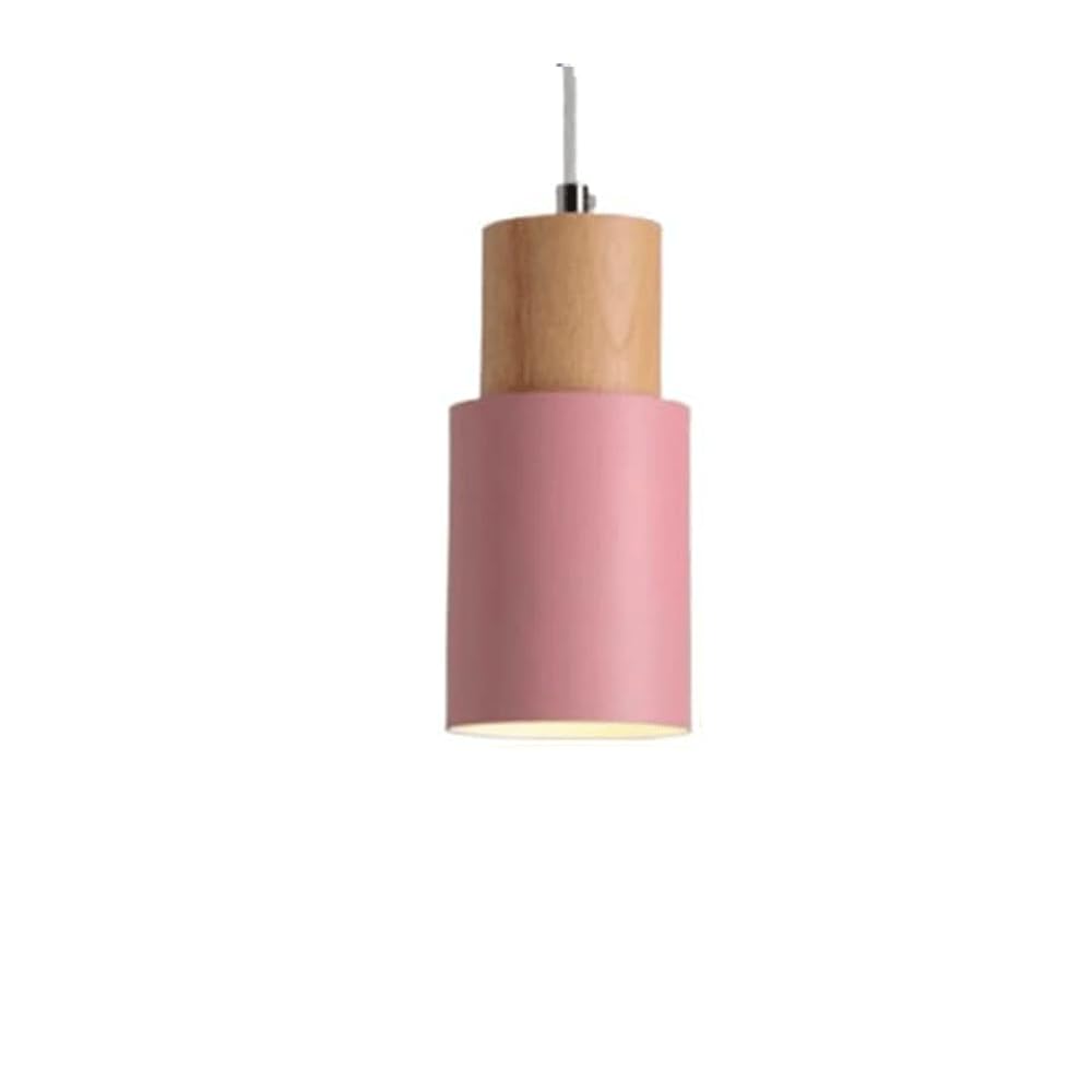 LANTANB Modern Industrial Style Iron Pendant Lamp, E27 Screw Single Head Chandelier, Flush Mount Ceiling Hanging Light, Bedroom Restaurant Bar Decoration Light Fixtures