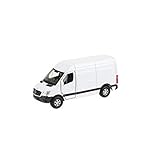 Welly Modellauto Mercedes-Benz Sprinter Panel Bus weiß