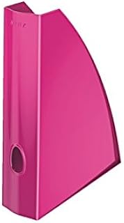 Revistero Wow, formato A4, PP, colores rosa metálico – de – Juego de 6