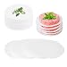 Produktbild Antihaft Burgerpapier,500 Blatt Rundes Antihaftbeschichtet Pergamentpapier Hitzebeständig,11cm Hamburger Patty Papier Trennpapier Wachspapier für Perfekte Burger, Hamburger (500)