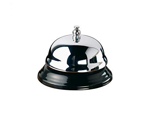 SLS SHOP Campanello da Banco Lucido in Metallo X Reception Albergo Hotel Ristorante Casa