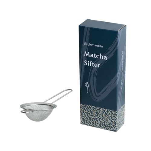 Naoki Matcha Large Stainless Steel Matcha Tea Sifter with Handle Matcha Set