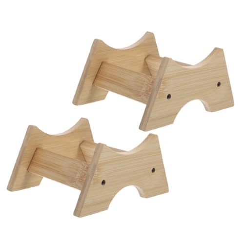 Cabilock Support Pour Distributeur De Boissons En Bois, Base Stable Pour Fût De 3,8 L, Porte-bouteilles, Lot De 2, Compatible Pichet Et Carafe, Usage Domestique Et Professionnel