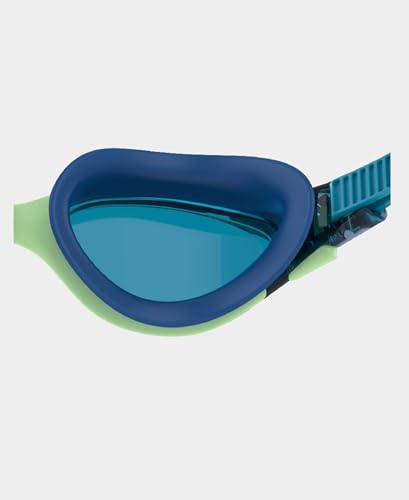 Image of Speedo Unisex Adult Biofuse 2.0 Polarised Tint-Lens Swim Goggles - Black & Green