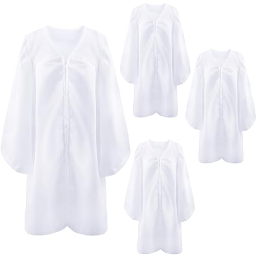 Disfraz Unisex Niños Toga Mate para Coro 4 Piezas