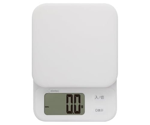 ドリテック デジタルスケール 「ブランジェ」 3kg KS-829WT ホワイト