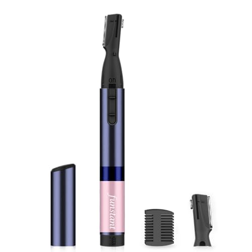 Funstant Präzisions-Augenbrauenrasierer batteriebetriebener Augenbrauen-Trimmer für Gesicht,...