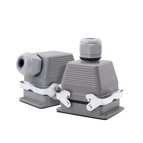 Conectores pesados ​​HDC-HE Serie 16A 500V Conector rectangular industrial - 1 pieza(Hdc-he-024-2)