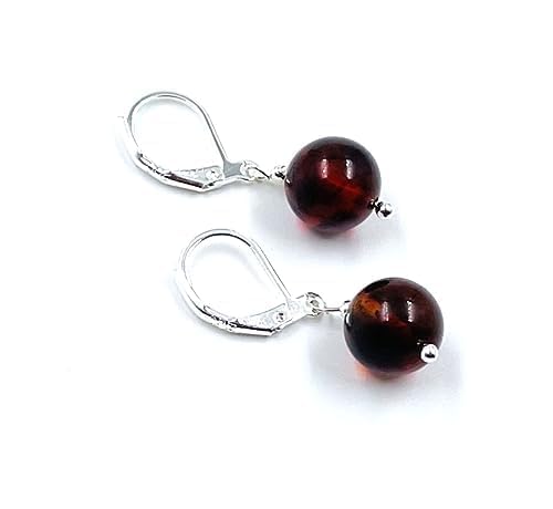 Amber Jewelry ShopBaltic Amber Earrings For Women Sterling Silver Earrings - Amber Drop Earrings