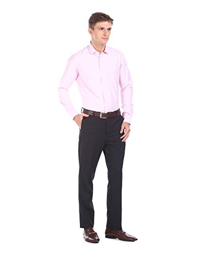 Image of Excalibur Men's Solid Slim fit Formal Shirt