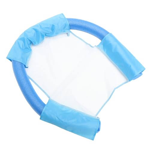 Toyvian Red De Silla De Malla Flotante Cesta Inflables De Piscina Flotadores De Natación Piscina Inflable Juguetes De Piscina Flotante Inflable para Piscina Nadar Redes Flotantes Epe Blue