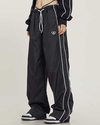 Unisex Y2k Sweatpants Baggy Track Pants Streetwear Joggers Wide Leg Parachute Pants2