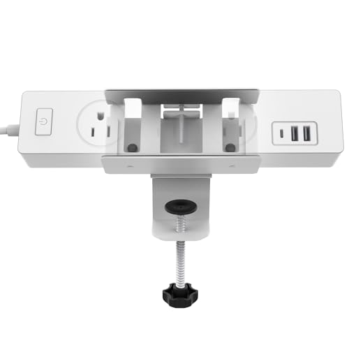 Monzlteck Adjustable Desk Clamp Mount for Power Strip, Put Your Power Strip Where You Need it-DPS-03