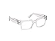 GCDS Brillengestell (Model GD5023) für Unisex, Quadratisch, gefertigt aus Acetate (inklusive Brillentasche)