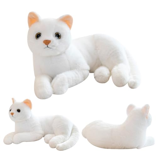 MaSif Katze Kuscheltier, Simulations Katzen Puppe 30cm Plüsch Katze...