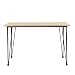 [en.casa] Mesa de Comedor Elegante con Patas Horquillas 120cm x 70cm x...