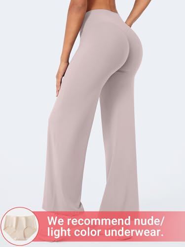 Image of YEOREO Ease Workout Leggings Womens No Front Seam Straight Leggings 29 inch / 31.5 inch / 33 inch / 35 inch High Waist Buttery Eddiy Yoga Pants