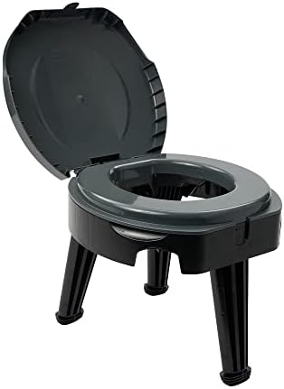 Reliance Products FOLD-to-GO Folding Portable Camping Toilet | 300 Pound Capacity | Compact & Lightweight