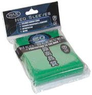 Max Protection Trading Game Card Sleeves Neo Diamond Green 50 Count : Toys & Games