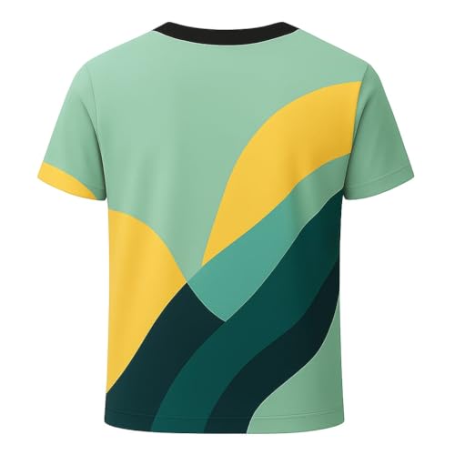 Image of Kid's Athletic T-Shirt | Ultra-Breathable, Moisture-Wicking Polyester Jersey Designed for Energetic Running, Active Sports, and Everyday Play