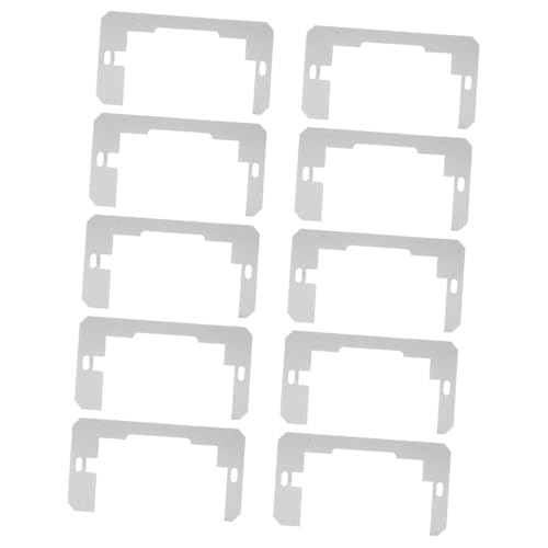 Lurrose 20pezzi Distanziatori Per Prese Elettriche in Zincato Distanziatori Per Piastre Muro Per Installazione Su Piastra Muro Compatibili Scatole Elettriche e Inserti Per Prese