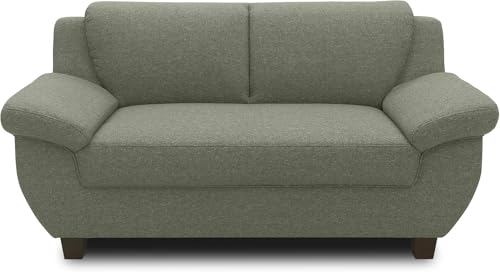 DOMO. collection Panama 2 Sitzer, Sofa, 2er Couch, Garnitur, 3-2-1, grün, 159 cm