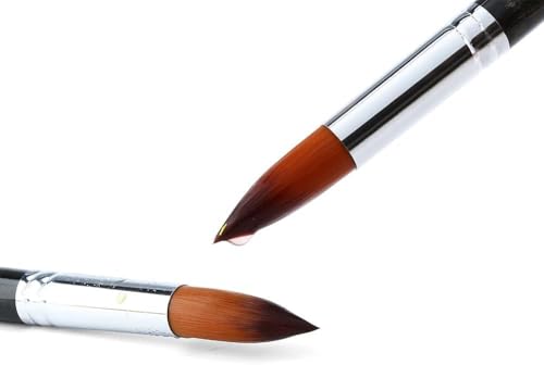 Image of Like it Professional Round Mop Paint Brush Set (4 Pcs-Size 4, 6, 8, 14) - Matte Black Wooden Handle, Fine Detail Brushes for Acrylic, Watercolor&Oil Painting - Art & Craft for Kids, Beginners&Artists