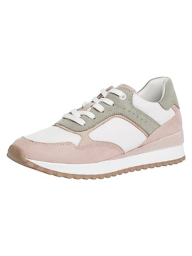 MARCO TOZZI Damen Sneaker, flacher Absatz, Wechselfußbett, weiches FEEL ME Fußbett, ideal für Business und Freizeit