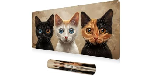 Tapis de souris géant chatons une idée cadeau originale pour travail et gaming