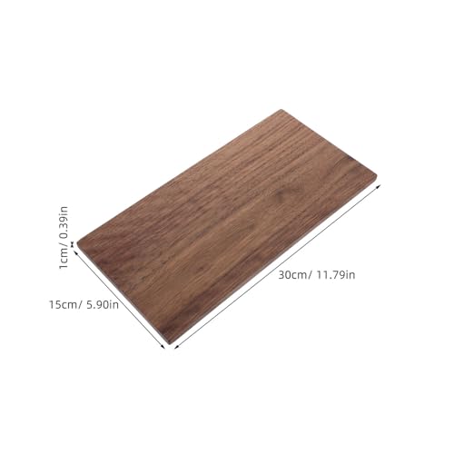 Planche de bois en noyer marron robuste contre l'usure étagère