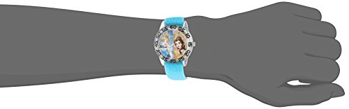 Disney Girl's 'Cinderella' Quartz Plastic and Nylon Watch, Color:Blue (Model: W002946)2