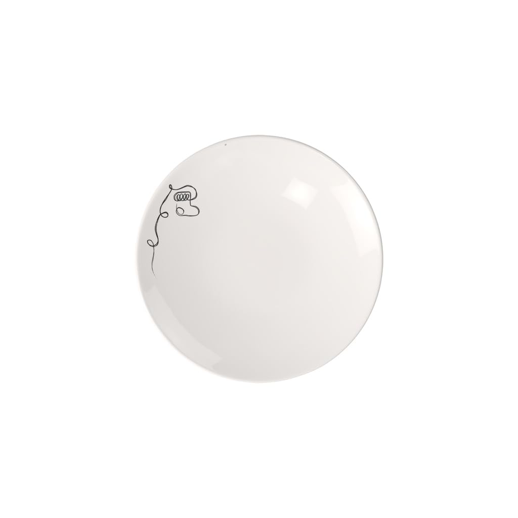 Villeroy & Boch – Statement Lines talerz śniadaniowy XMAS, ⌀ 21 cm, porcelana Premium, kolor biały