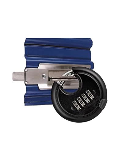 Wulalack 70Mm Combo Lock，Disc Combination Lock With 4 Digit,Heavy Duty Storage Lock For Garage, Outdoor Fence, Shed, Storage Unit, Trailer, 1 Pack #TOP1