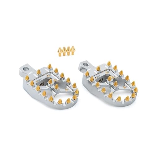 Repose-Pieds Larges et manette de vitesse chrome pour de longs road trips en Dyna
