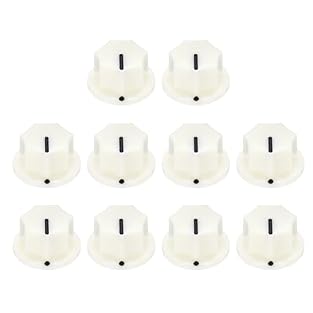 This potentiometer knob is stylish and durable, designed for guitar amplifiers, effects and audio equipment. Widely used in guitar effect pedals, electric guitars, synthesizers, amplifiers, audio equipment, to control tone, volume, speed, sound, etc....