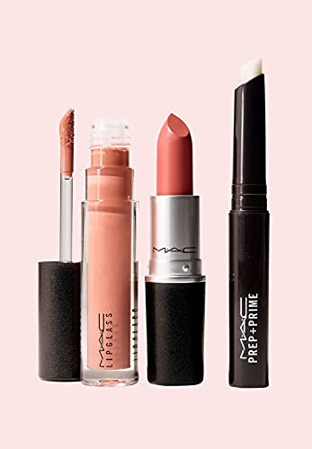 M.a.c. Stars Of The Party Kit: Neutral -1 Prep+Prime Lip - 1 Matte Lipstick - 1 Lipgloss #TOP1