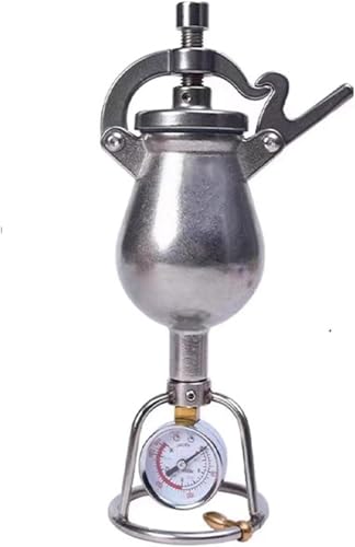 Máquina de palomitas de maíz retro china, máquina de palomitas de maíz de acero inoxidable 304, máquina manual de palomitas de maíz de acero inoxidable de 1000 ml, adecuada para entretenimiento