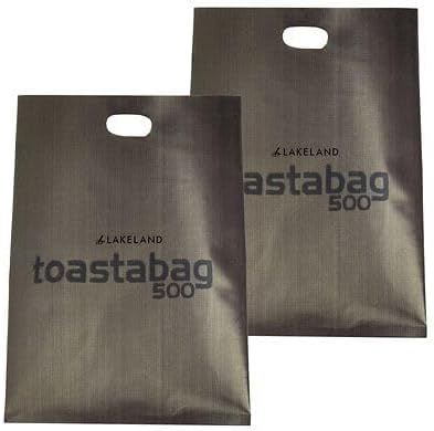 Reusable Toastabags - Makes Toasted Sandwiches in a Toaster, Pack of 2
