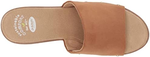 Dr. Scholl's Shoes Womens Wake Up Block Heel Sandal Honey Fabric 9.5 M | Image 4