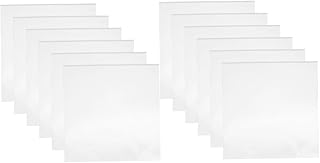 HOMSFOU 60 Unidades De Saco De Proteção De Registros Chiodos Sacos De Armazenamento De Plástico Transparente De Vinil Discos De Vinil Mangas De Discos Mangas De Discos Interior Sade Vinil