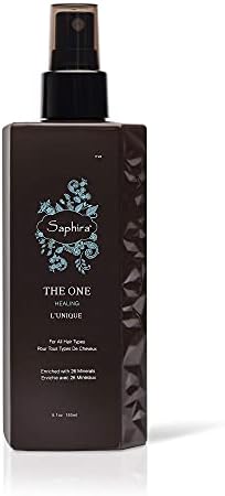 Saphira the One Leave-On Spray Mask for All Hair Types, Detangles and Controls Frizz, Heat and Color Protectant, Sulfate-Free, Paraben-Free, 5.1 Ounce